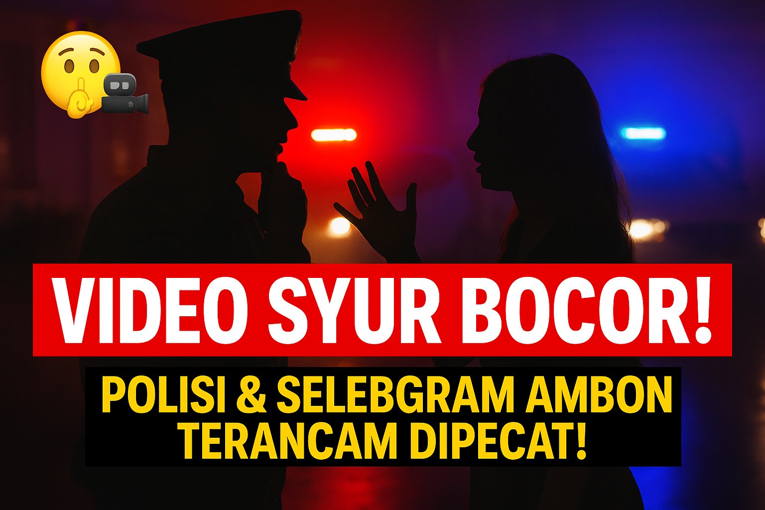 Heboh! Video Syur Polisi dan Selebgram Ambon Bocor, Ngaku Koleksi Pribadi tapi Kini Terancam Dipecat!